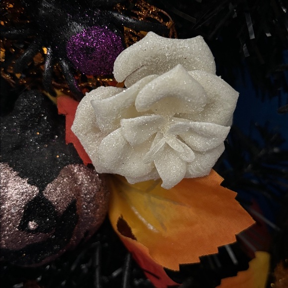 Custom By MeHalloween Wreath Orange Wrap Owl TwoPumpkins SixSpiders AutumnLeaves - Picture 12 of 16